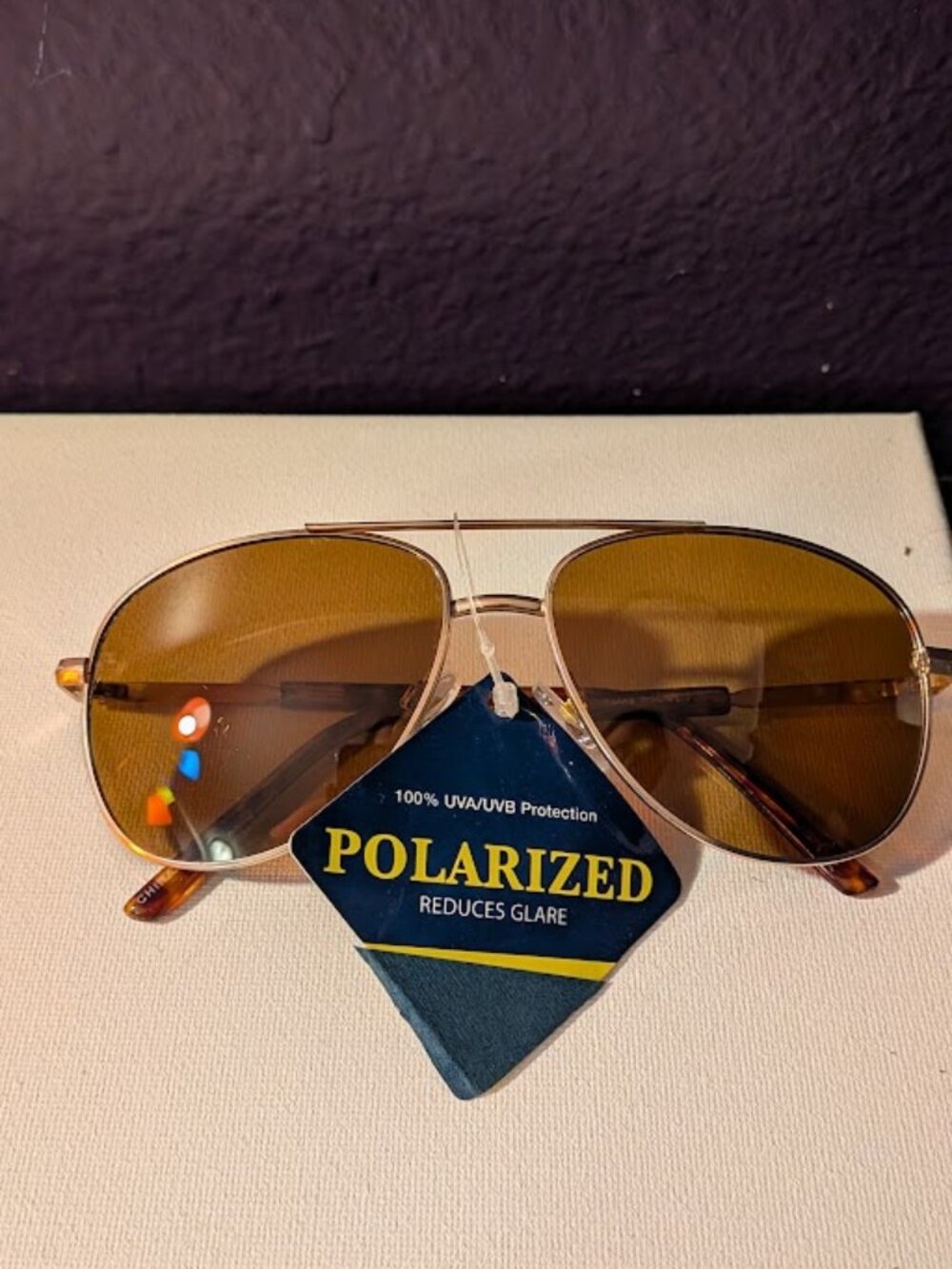 "Madonn" Aviator Sunglasses Rose Gold Color Frame